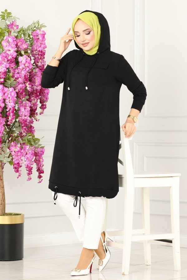 Modaselvim BIG SEASON DISCOUNT Tunic PL8064 Black