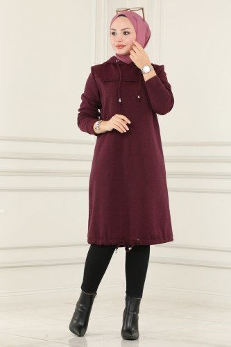 P.L. - Tunic PL9019 Claret Red
