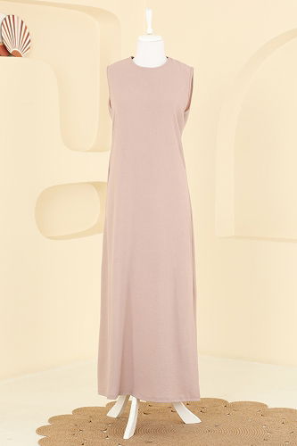 moda selvim Tuniği Yırtmaçlı Elbiseli Takım 2742SL432 Laci&Vizyon - Thumbnail