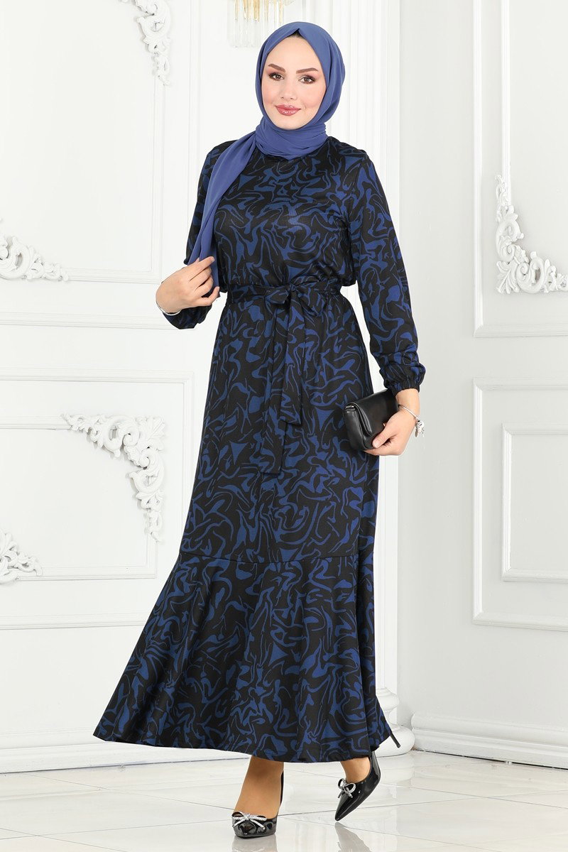 Eteği Fırfırlı Helen Elbise 234DVL817
