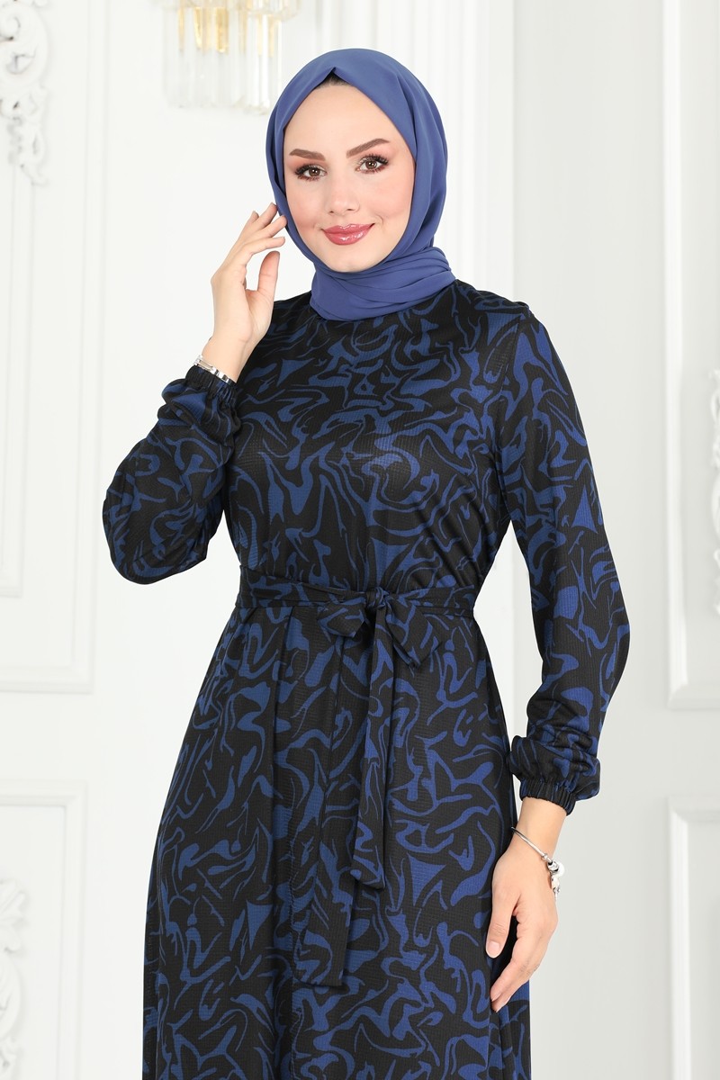 Eteği Fırfırlı Helen Elbise 234DVL817 görsel 4