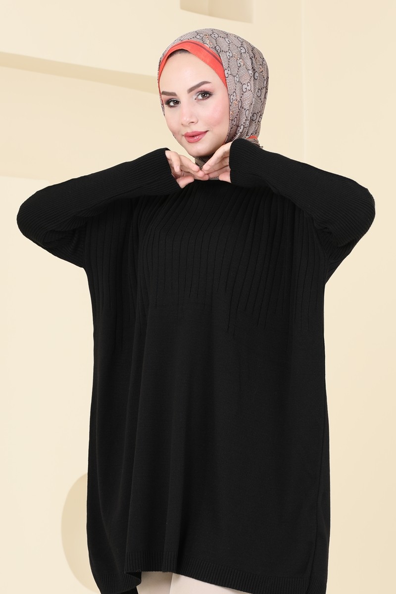 Bisiklet Yaka Triko Tunik 2172UZ662 görsel 3