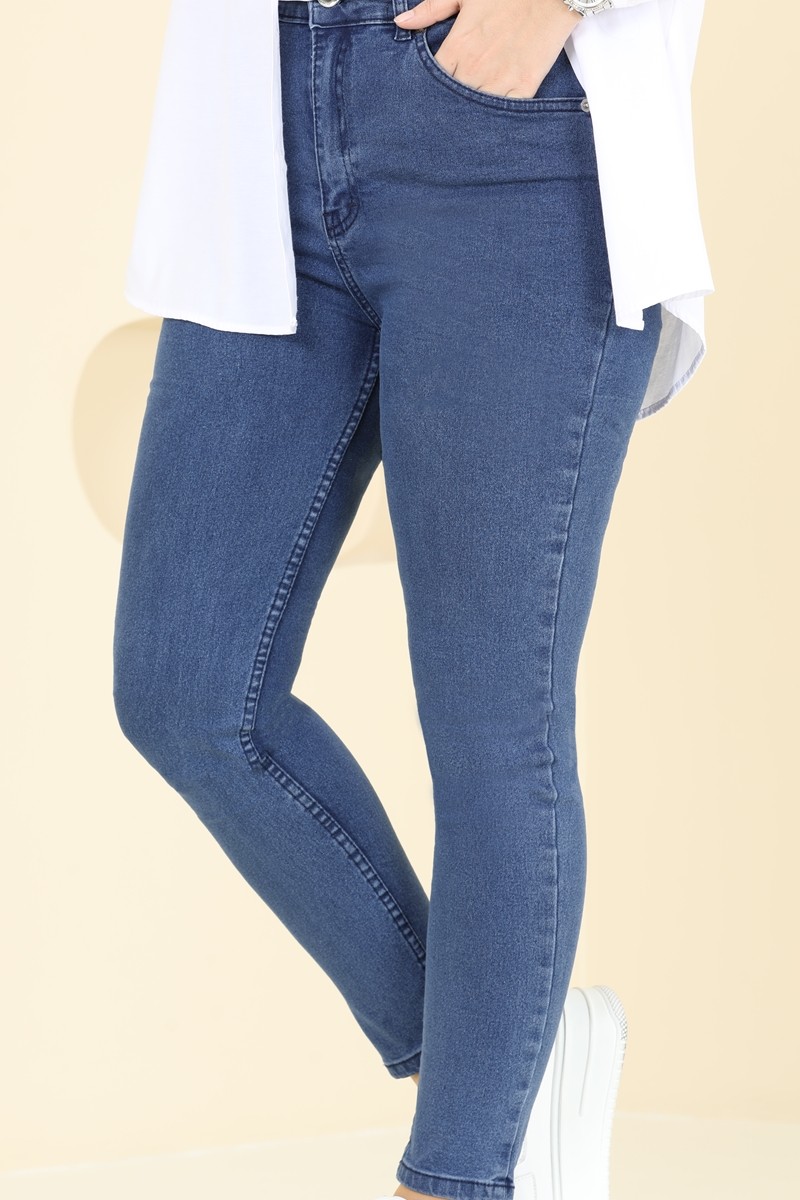 Dar Paça Kot Pantolon 9002LD1070 görsel 3