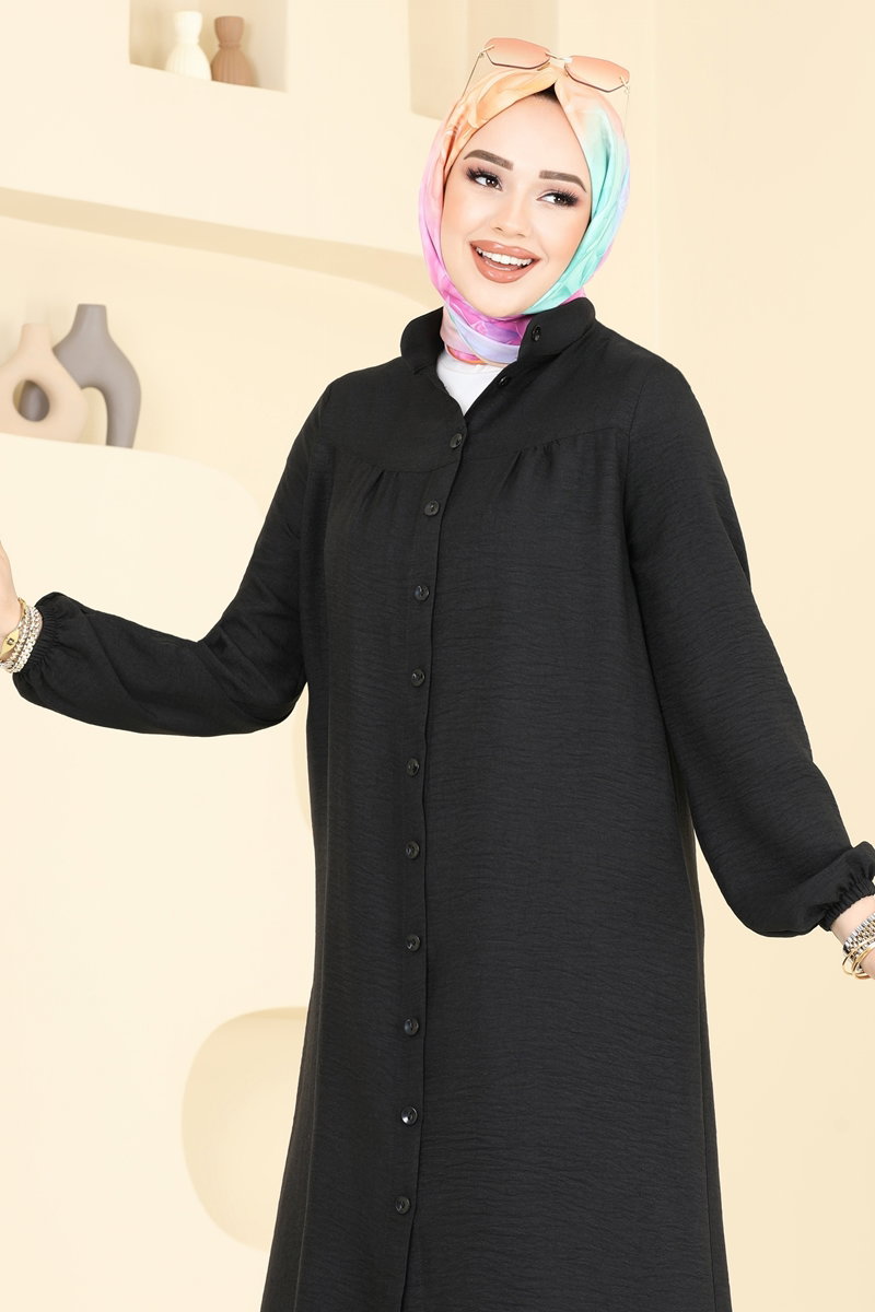 Önden Düğmeli Tunik 6170BSK463 görsel 3