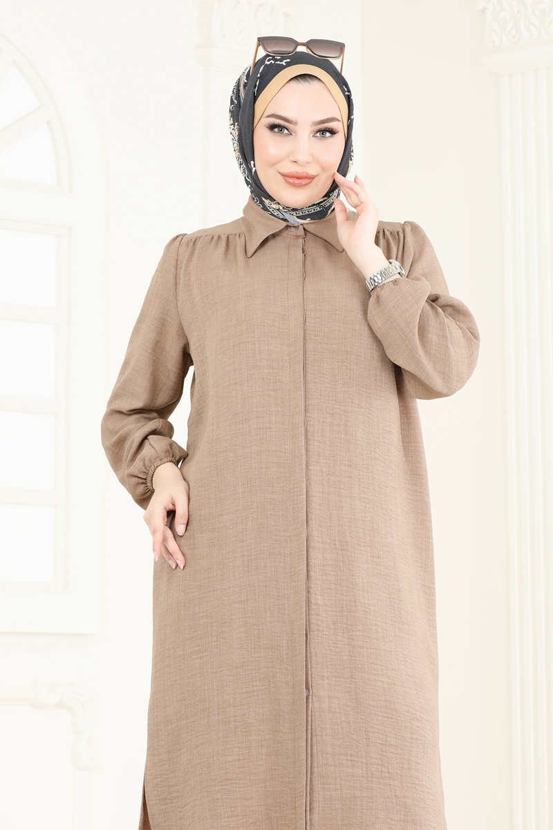 Gömlek Yaka Tunik 6174BSK463 görsel 3