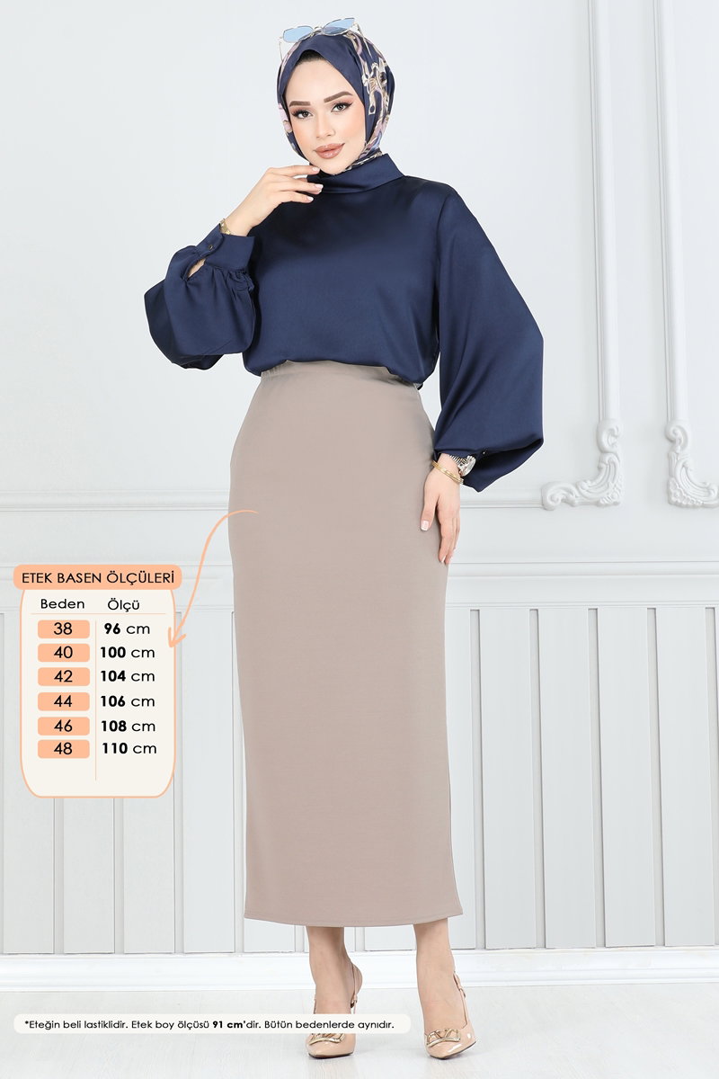 Beli Lastikli Kalem Etek 101HBS856