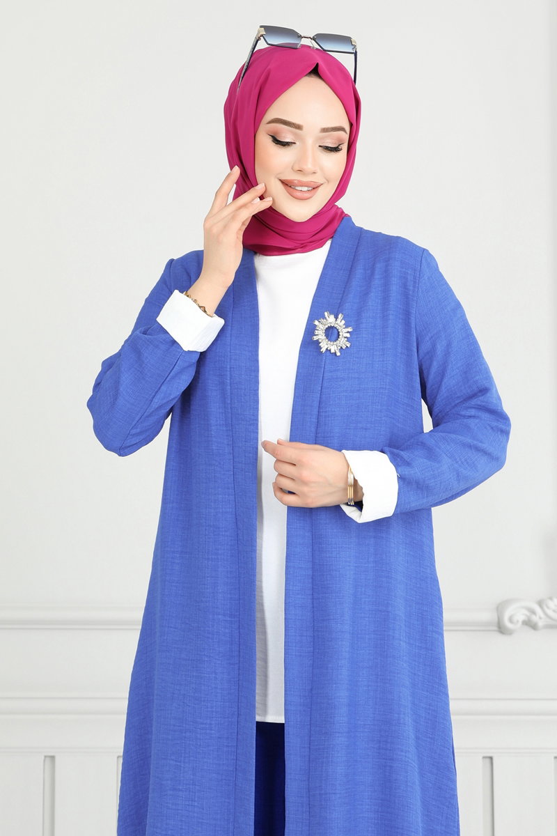Yandan Yırtmaçlı Üçlü Takım 1774LVN1041 görsel 4