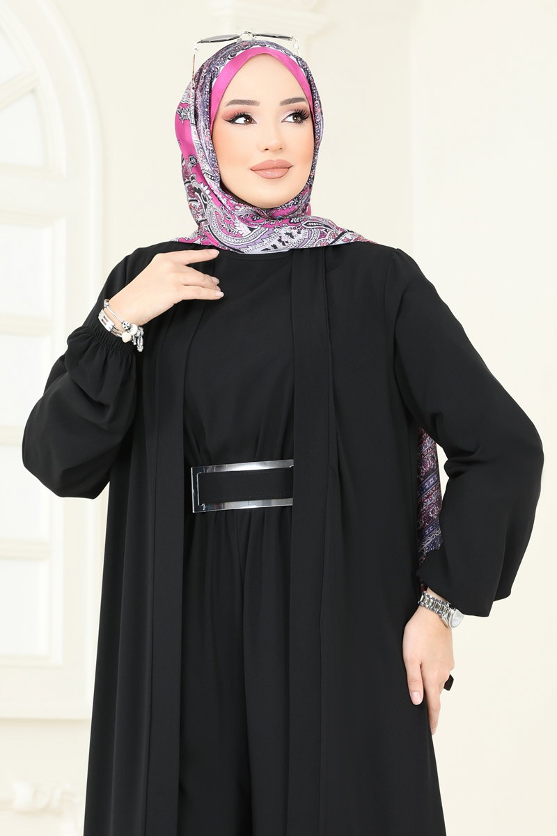 Beli Lastikli Abaya Tulum 2628SL432 görsel 4