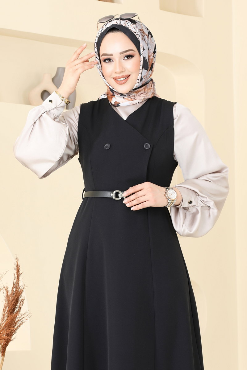 Kemeri Tokalı Tesettür Jile 6208BSK463 görsel 4