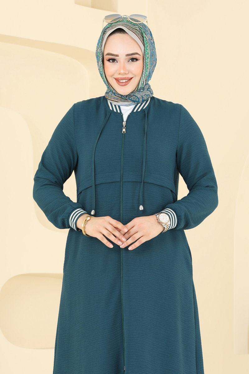 Ribanalı Tesettür Kap 8003BM387 görsel 4