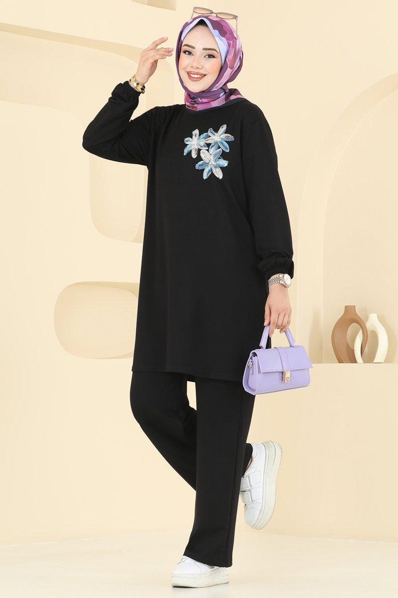 Çiçek Detay İkili Takım 2706AYD574
