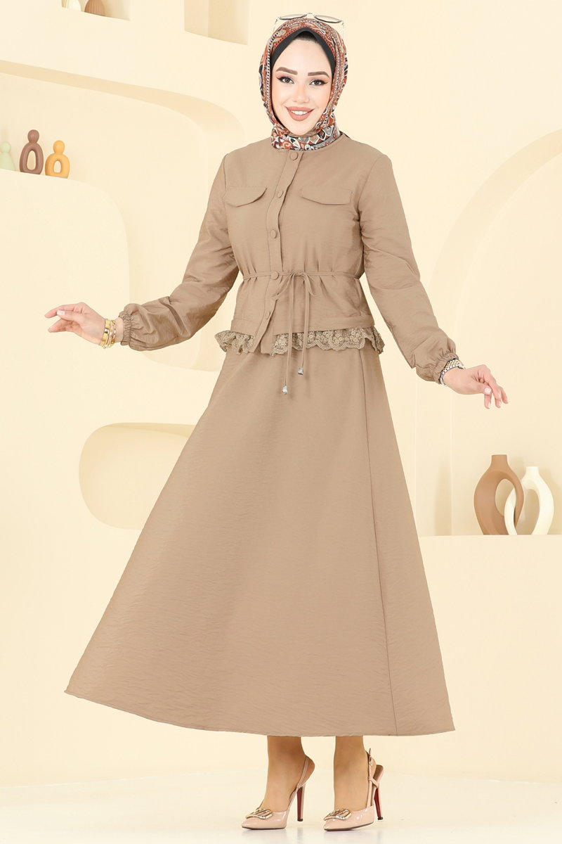 Güpür Detay Etekli Takım 2675SL432 görsel 3