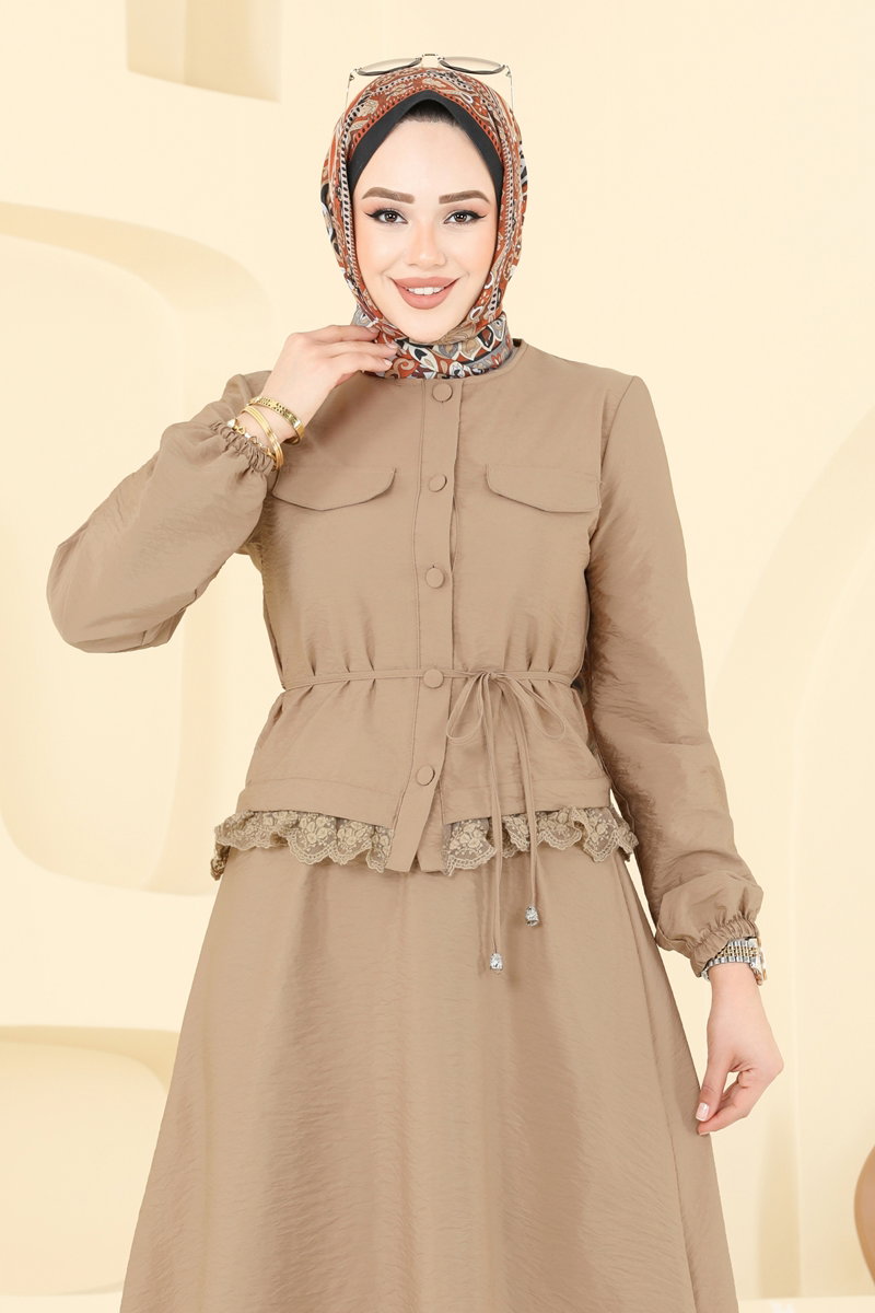 Güpür Detay Etekli Takım 2675SL432 görsel 4