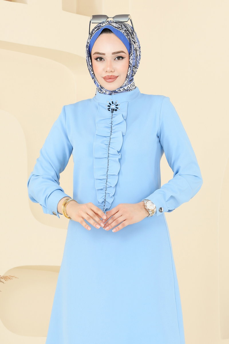 Önü Taşlı Şık Takım 23020UKB139 görsel 3