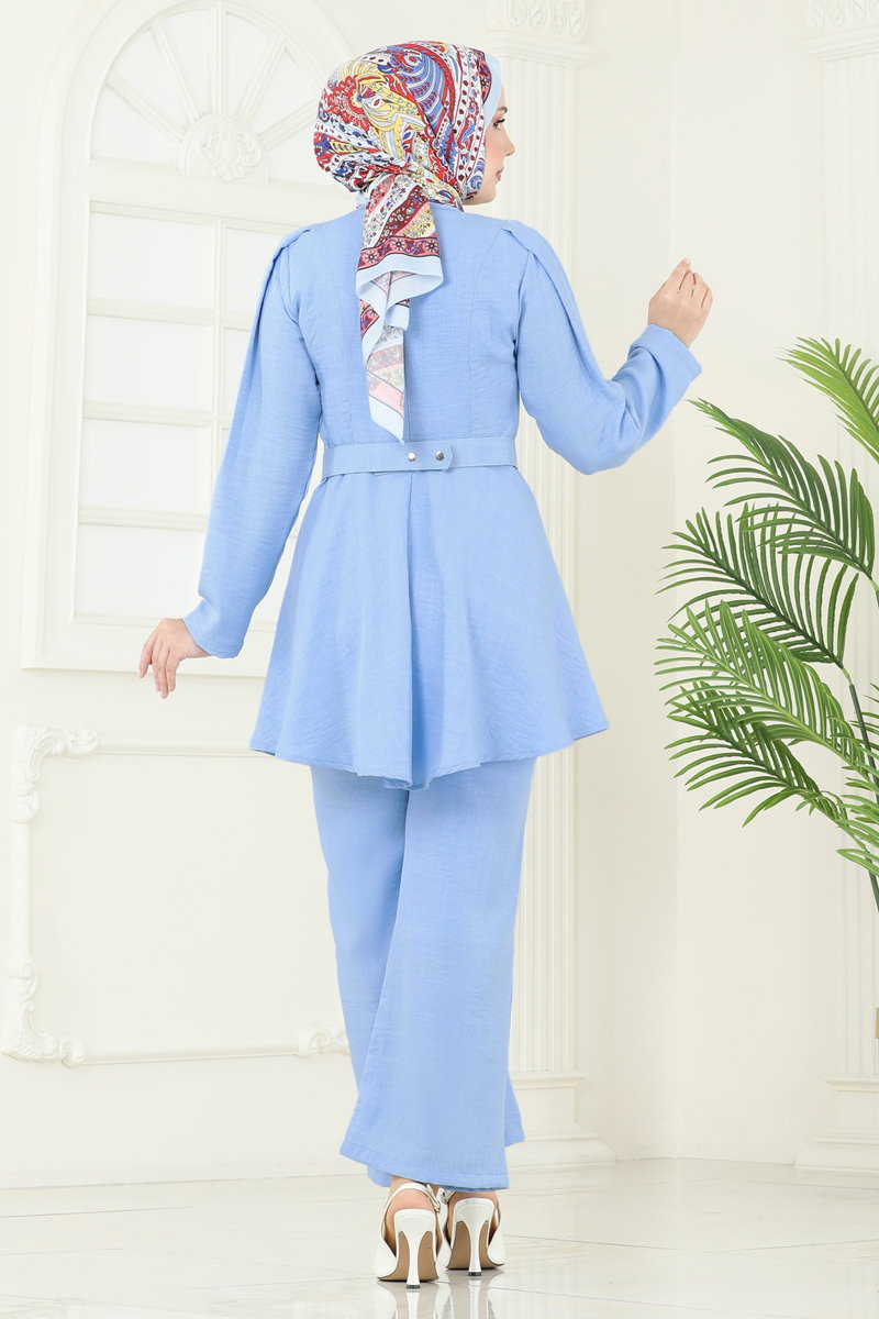 Yarım Düğmeli Sofia Takım 3118HBS856 görsel 5