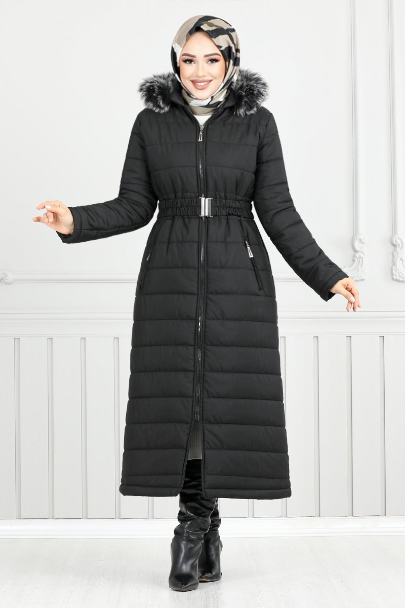 Kapitone Detaylı Şişme Mont 5907HN1061-M görsel 6