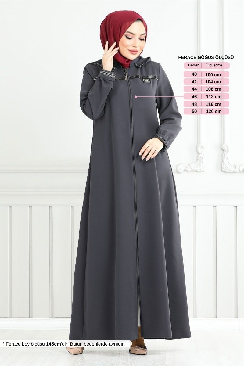 Armalı Detay Ferace 1013ESL1097-M