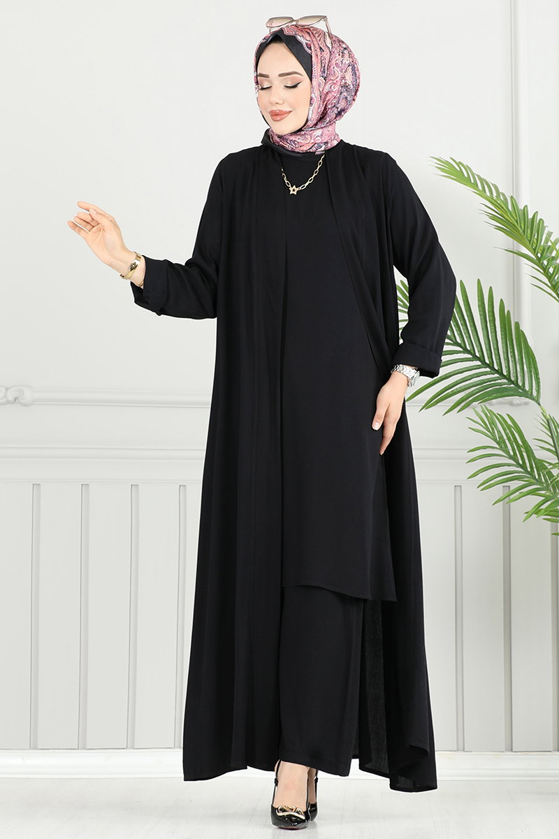 Bisiklet Yaka Hırkalı Takım 0342BGS895-M görsel 5