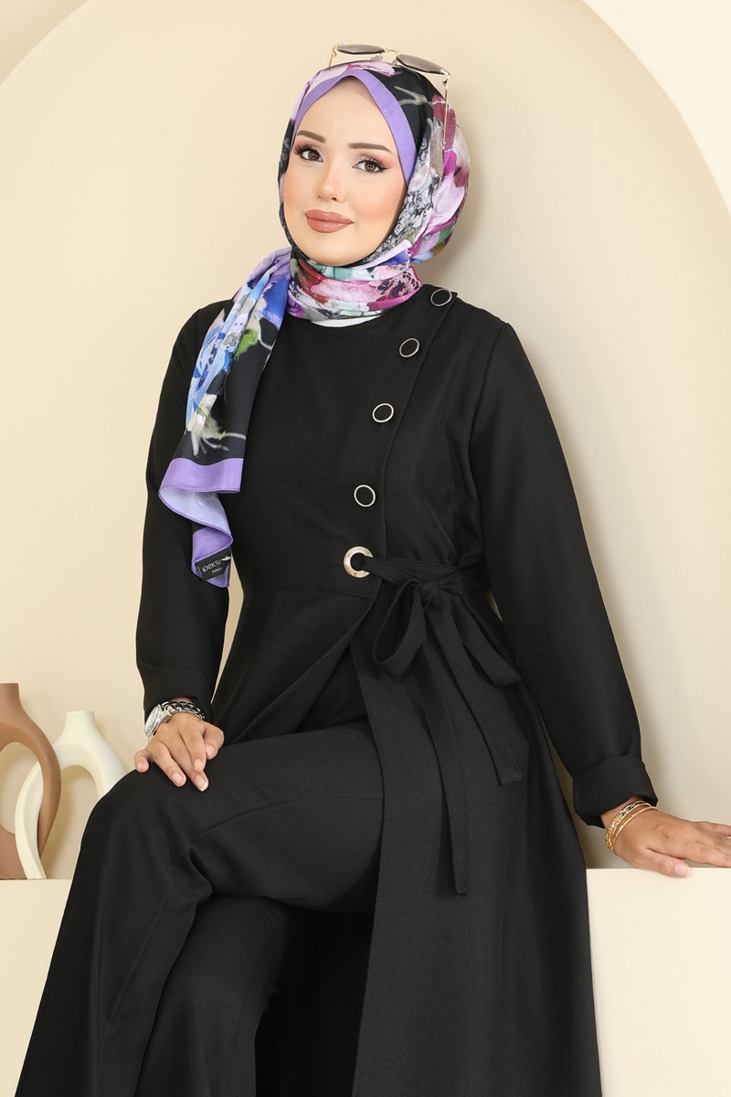 Yarım Düğmeli Sofia Takım 2707SL432 görsel 4