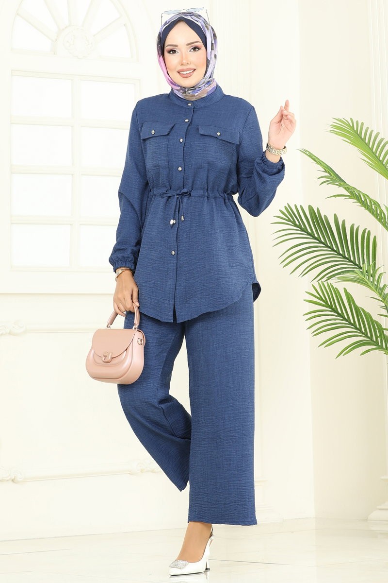 Göğüs Cep Detaylı Takım 9159PLK541