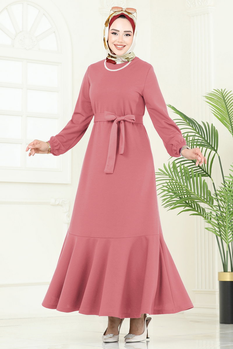 Beli Kemerli Mira Elbise 23028UKB139