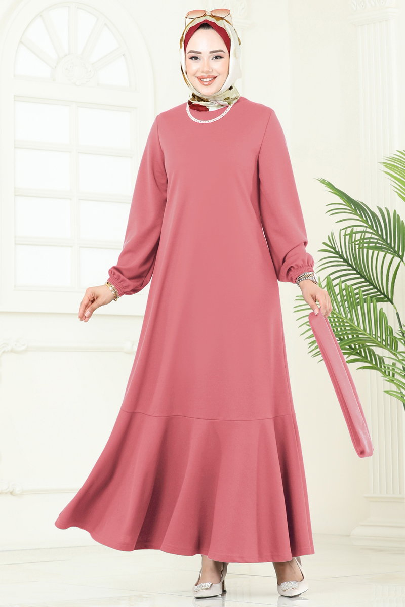 Beli Kemerli Mira Elbise 23028UKB139 görsel 3