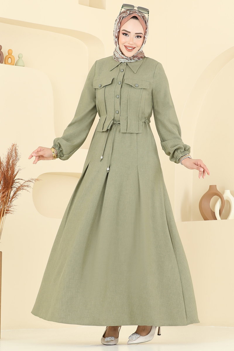 Beli Tünelli Sofia Elbise 2714SL890-M