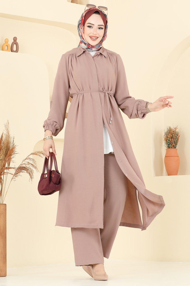 Gömlek Yaka Tunik Takım 458DVL817