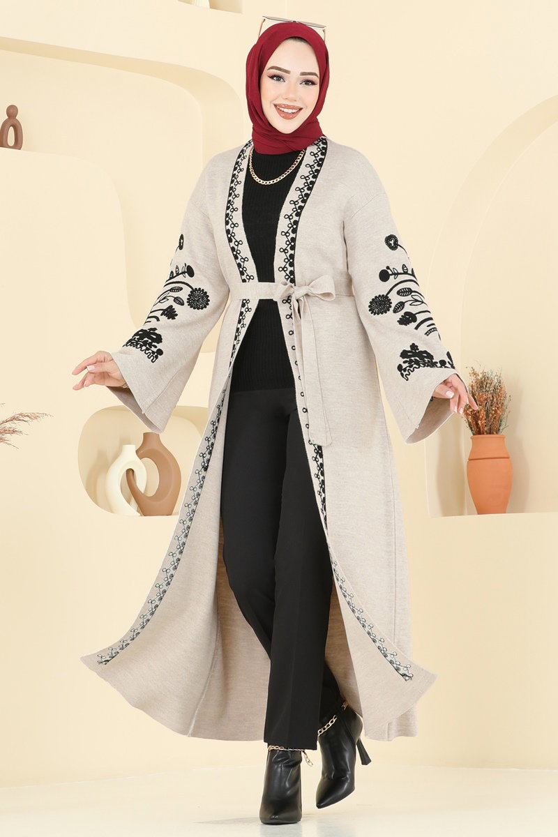 İşleme Detay Triko Hırka 10493KL398