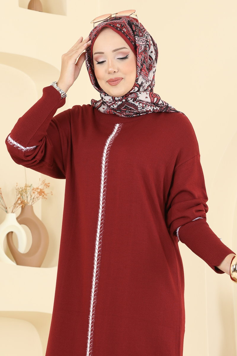 Manşeti Aksesuar Düğmeli Tunik 0021KLB1050 görsel 4
