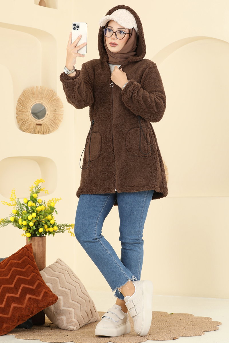 Beli Lastikli Peluş Kap 6039TEG847