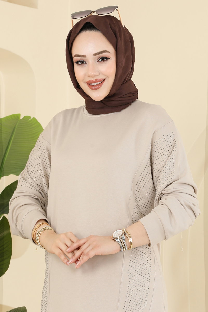 Taş Detaylı İki İplik Takım 2744AYD574 görsel 3