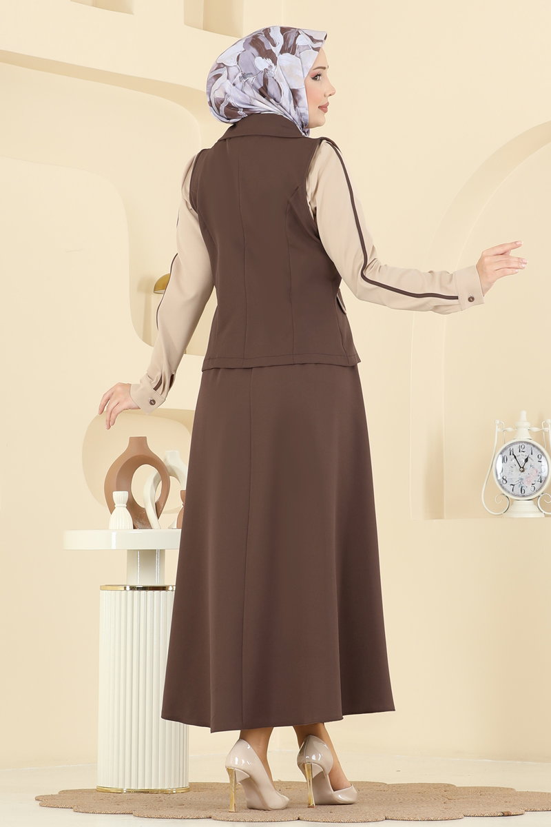 Yelekli Şık Üçlü Takım 2763SL432 görsel 4