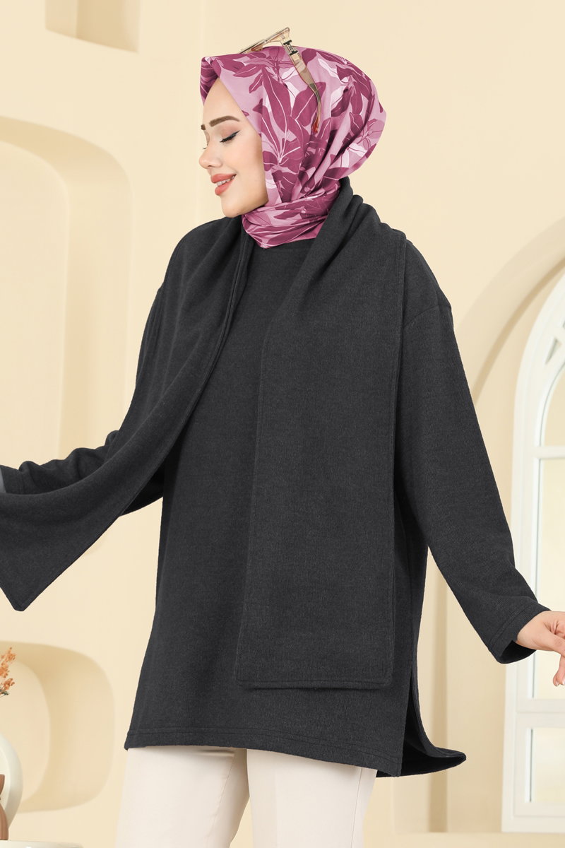 Şal Aksesuarlı Selanik Tunik 4553NFC1010 görsel 3
