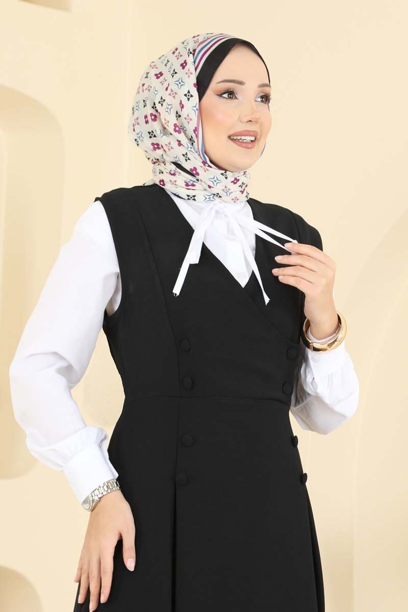 Jile Detaylı İthal Krep Takım 306ASN888 görsel 3