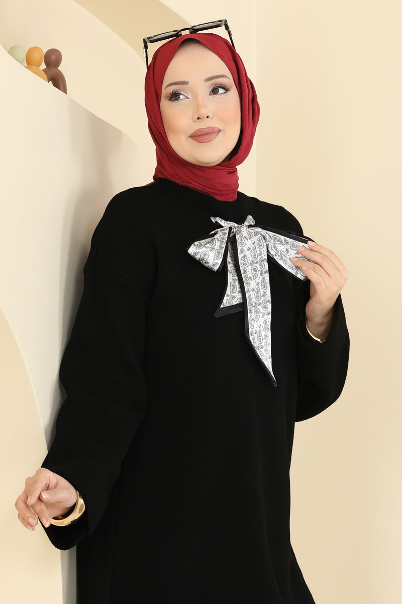 Şal Detaylı Triko Takım 2771AYD574 görsel 3