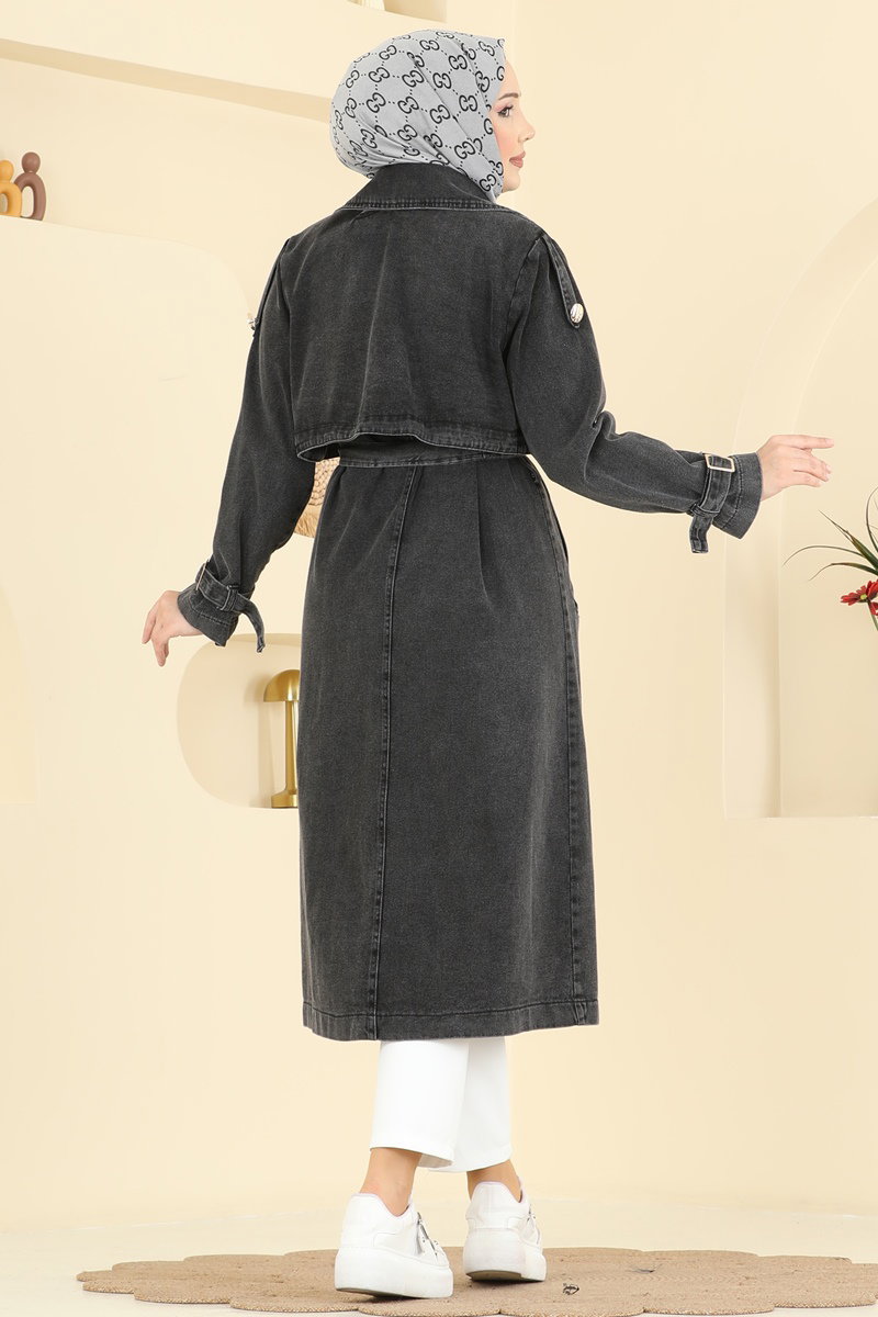 Bolero Detaylı Kot Kap 2055FMZ1159 görsel 4