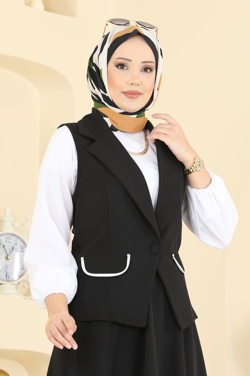Yelekli Şık Dabıl Takım 2646SL432 görsel 3