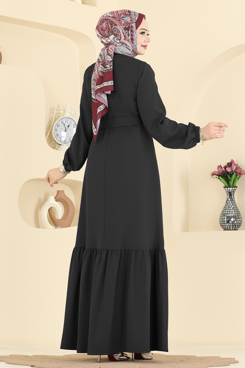 Süs Bağcıklı Dabıl Ferace 2797SL432 görsel 4