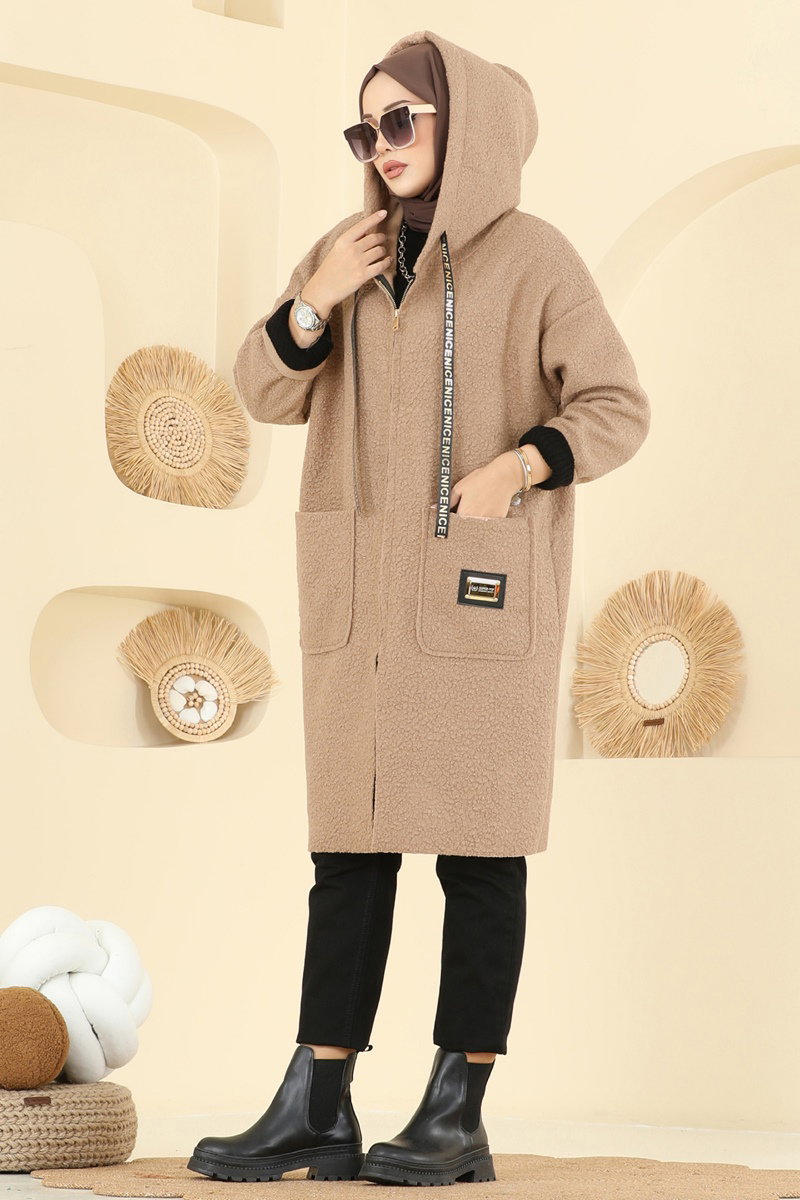 Arma Detaylı Peluş Kap 4739ZNK1009 görsel 3