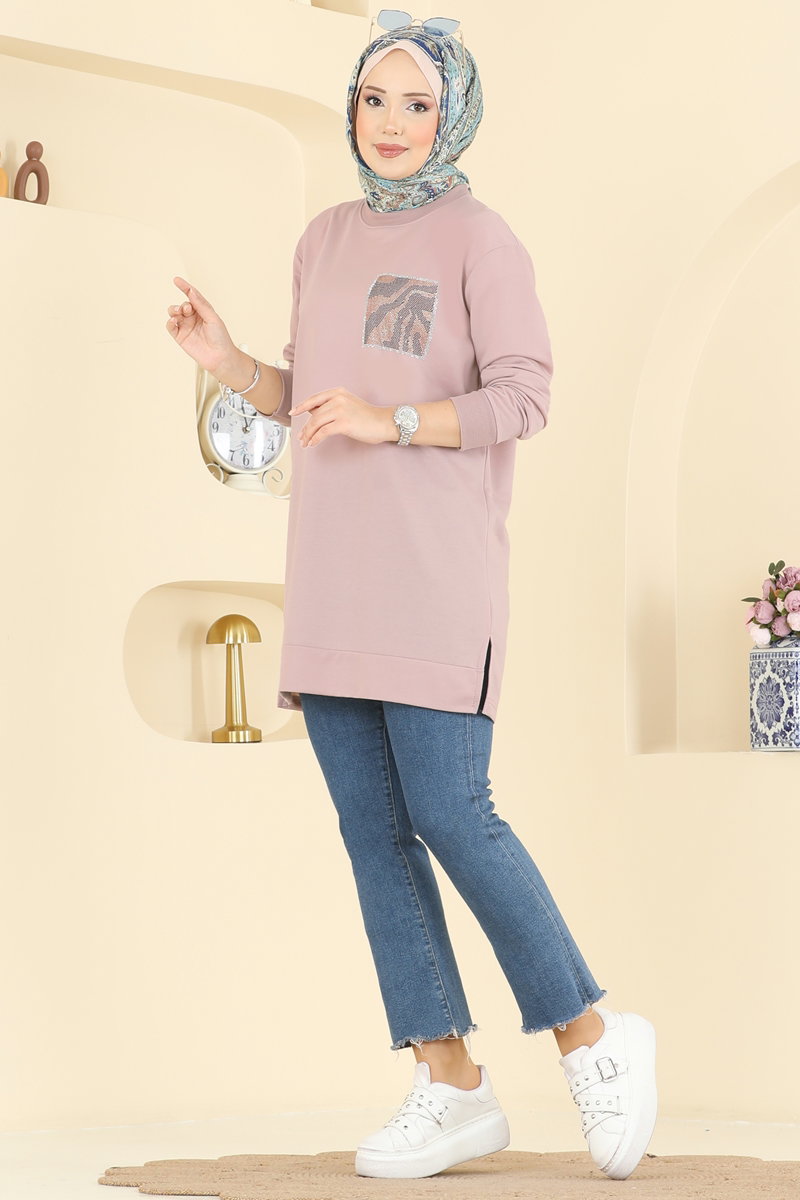 Cep Desenli İki İp Tunik 306OZN1046