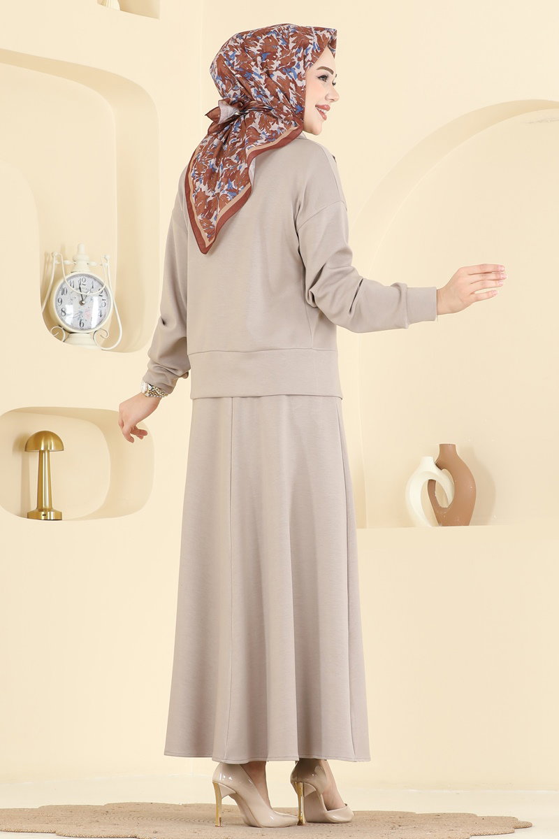 Önden Fermuarlı Modal Takım 2601ERK1158 görsel 4