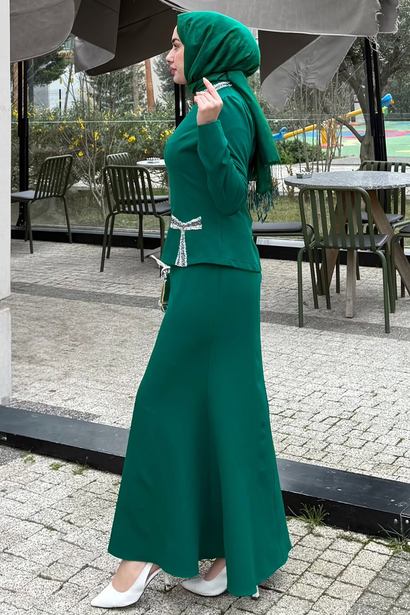 Taşlı Fiyonk Detaylı Takım 4699ALGK1170 görsel 4
