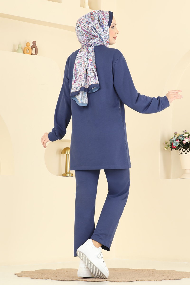 Taş Detaylı Pantolonlu Takım 1917SBL832 görsel 4
