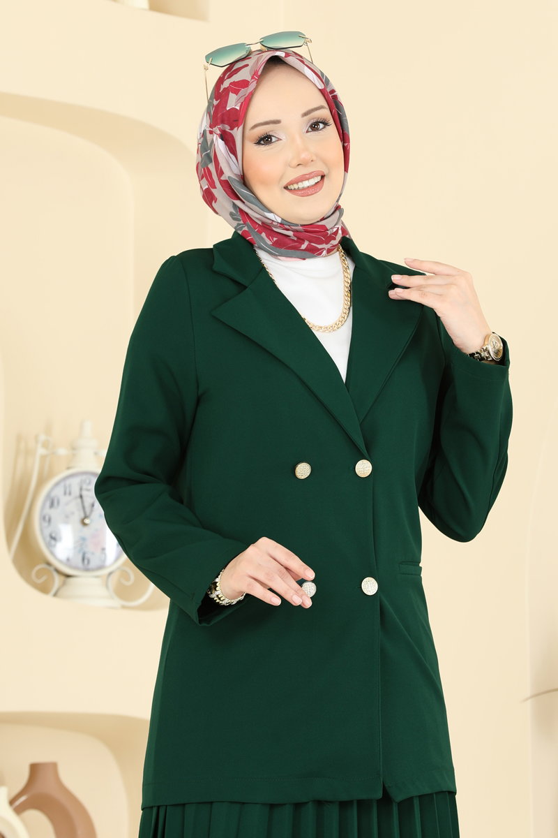 Şık Düğmeli 2 li Takım 880ART1138 görsel 3