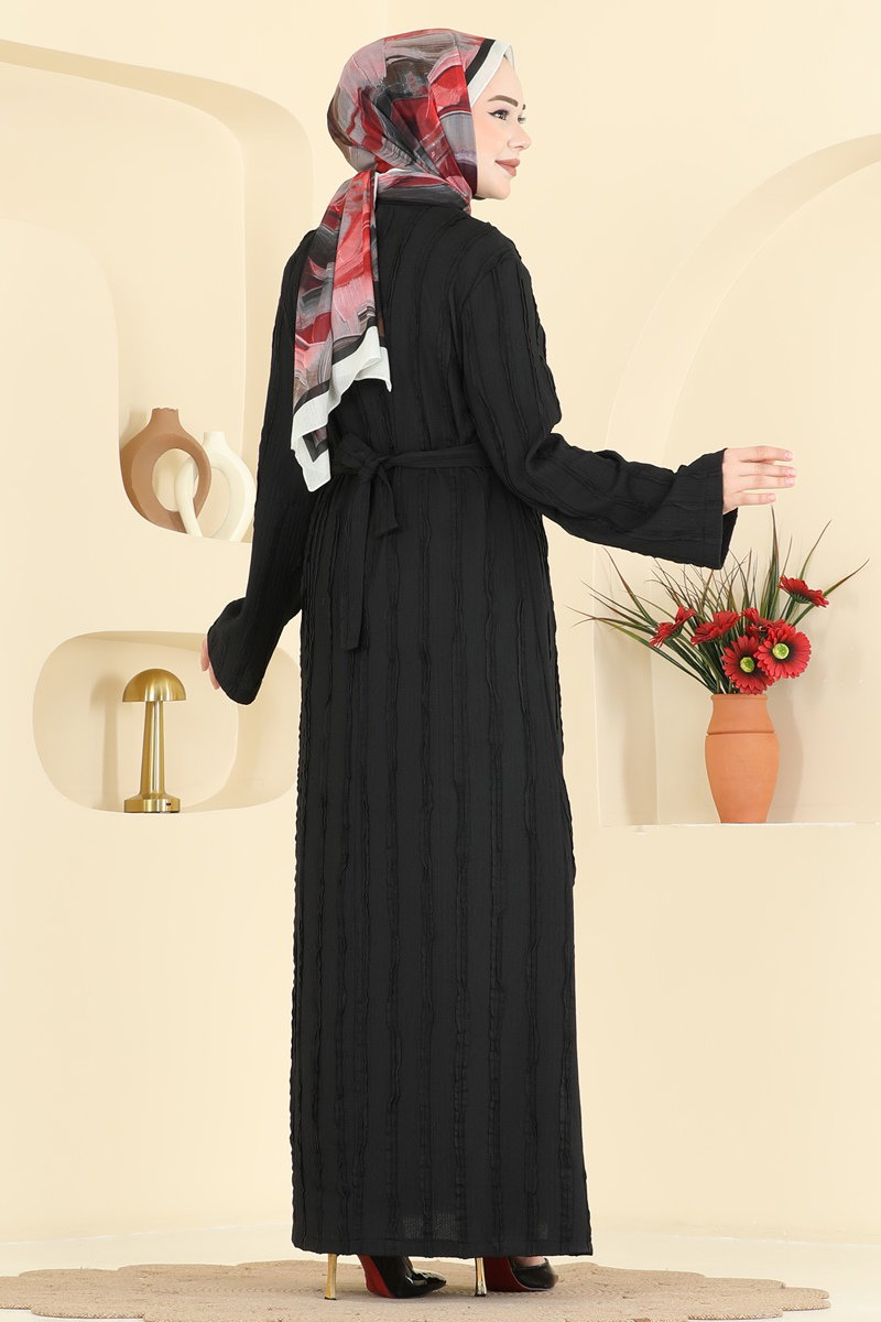 Kemer Detaylı Örme Elbise 2701TPK1167 görsel 4