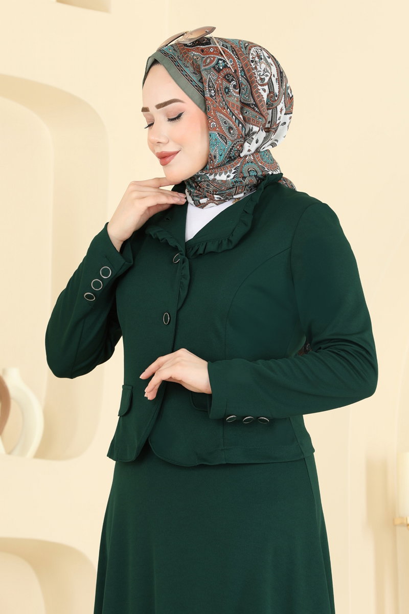 Fırfır Detaylı Etekli Takım 2857SL432 görsel 3