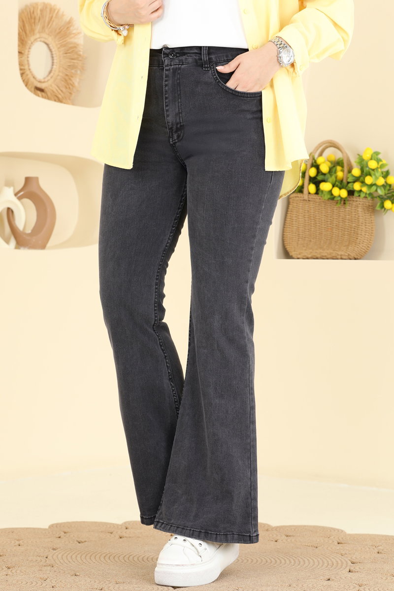 İspanyol Paça Kot Pantolon 3328LD1070 görsel 3