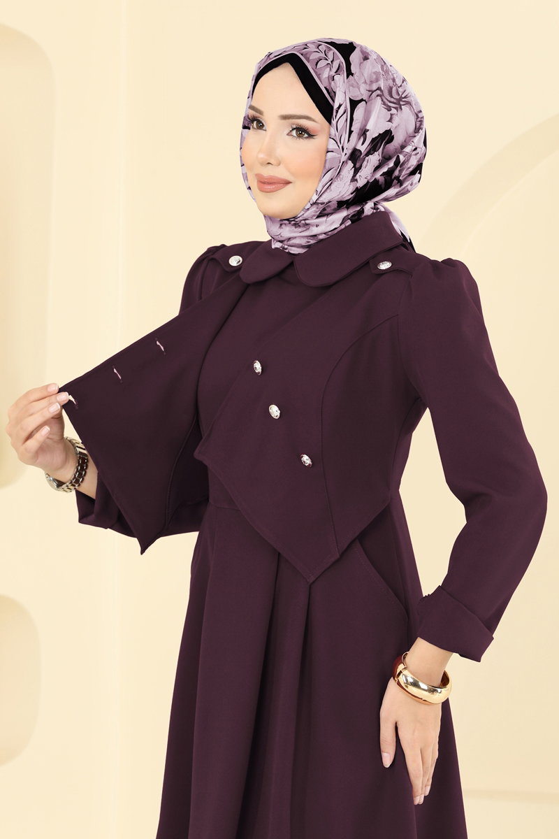 Ceket Detaylı Dabıl Elbise 2743SL432 görsel 3