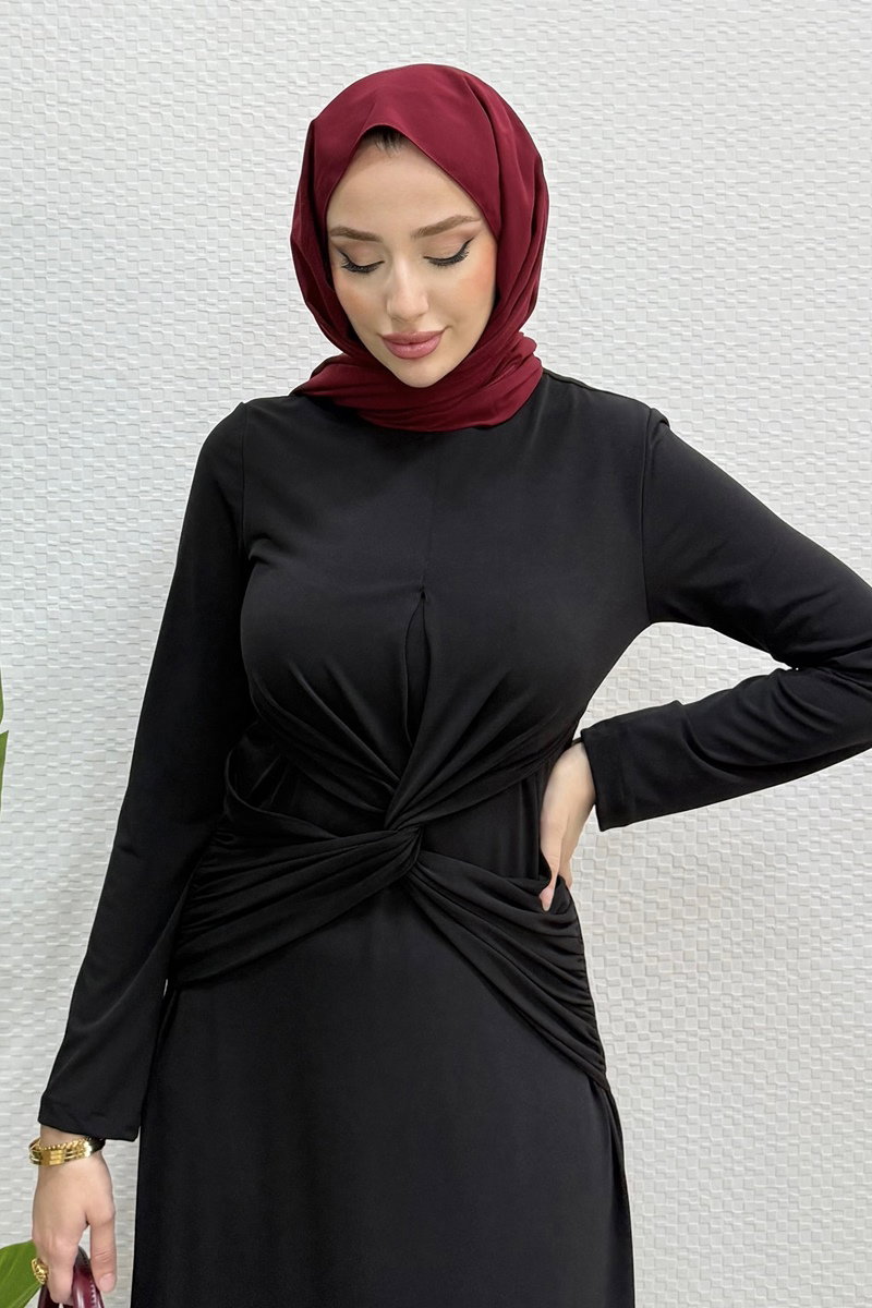 Çarpraz Detaylı Sandy Elbise 4731ALGK1170 görsel 4
